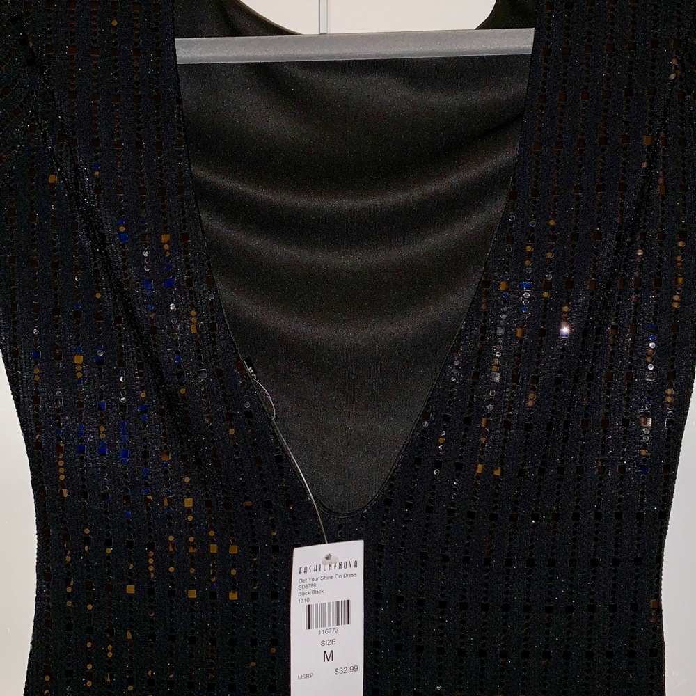 Midi length sequined dress!  Great stretch. - Picture 5 of 7
